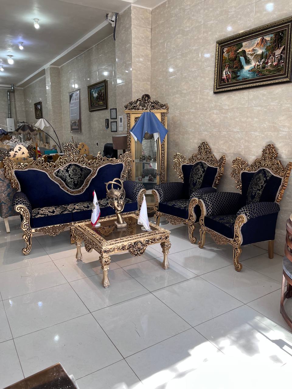 مبل سلطنتی | مدل گلریز 04 | نقد و اقساط